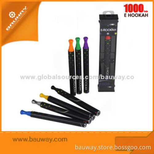 Disposable E Hookah, Over 1,000 Puffs, Colorful Drip Tip